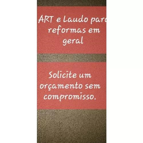 Laudo técnico ART para reforma